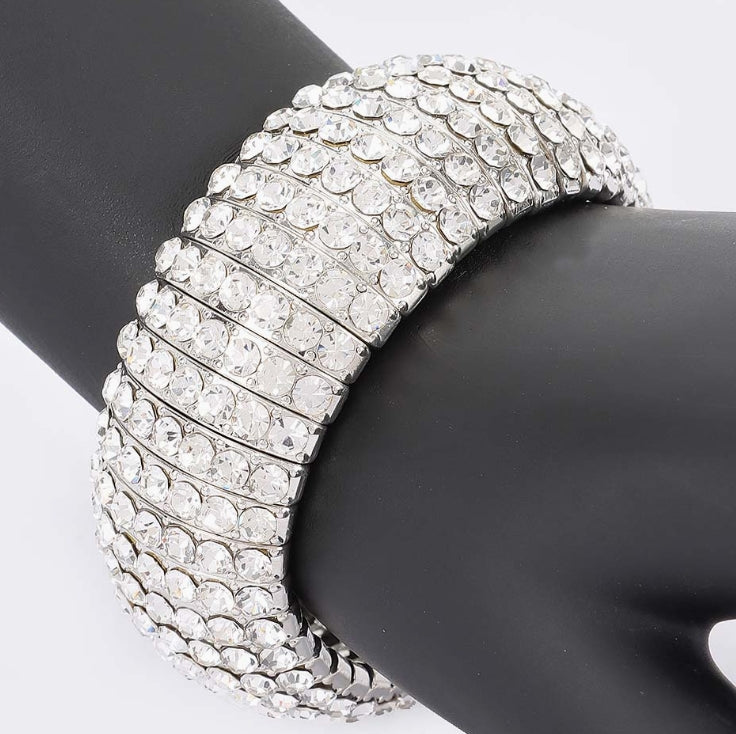 Rhinestone Stretch Bracelet