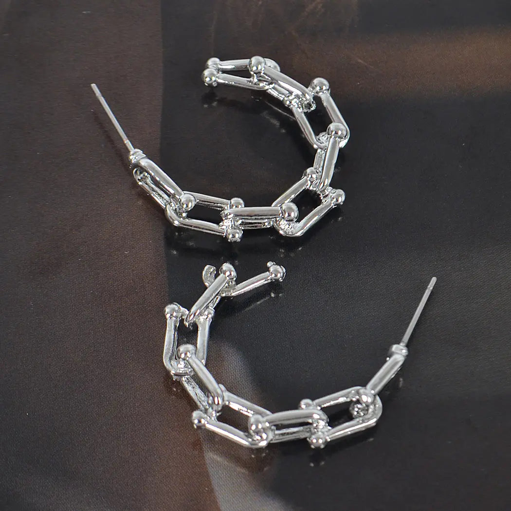 Chain Hoop Earring