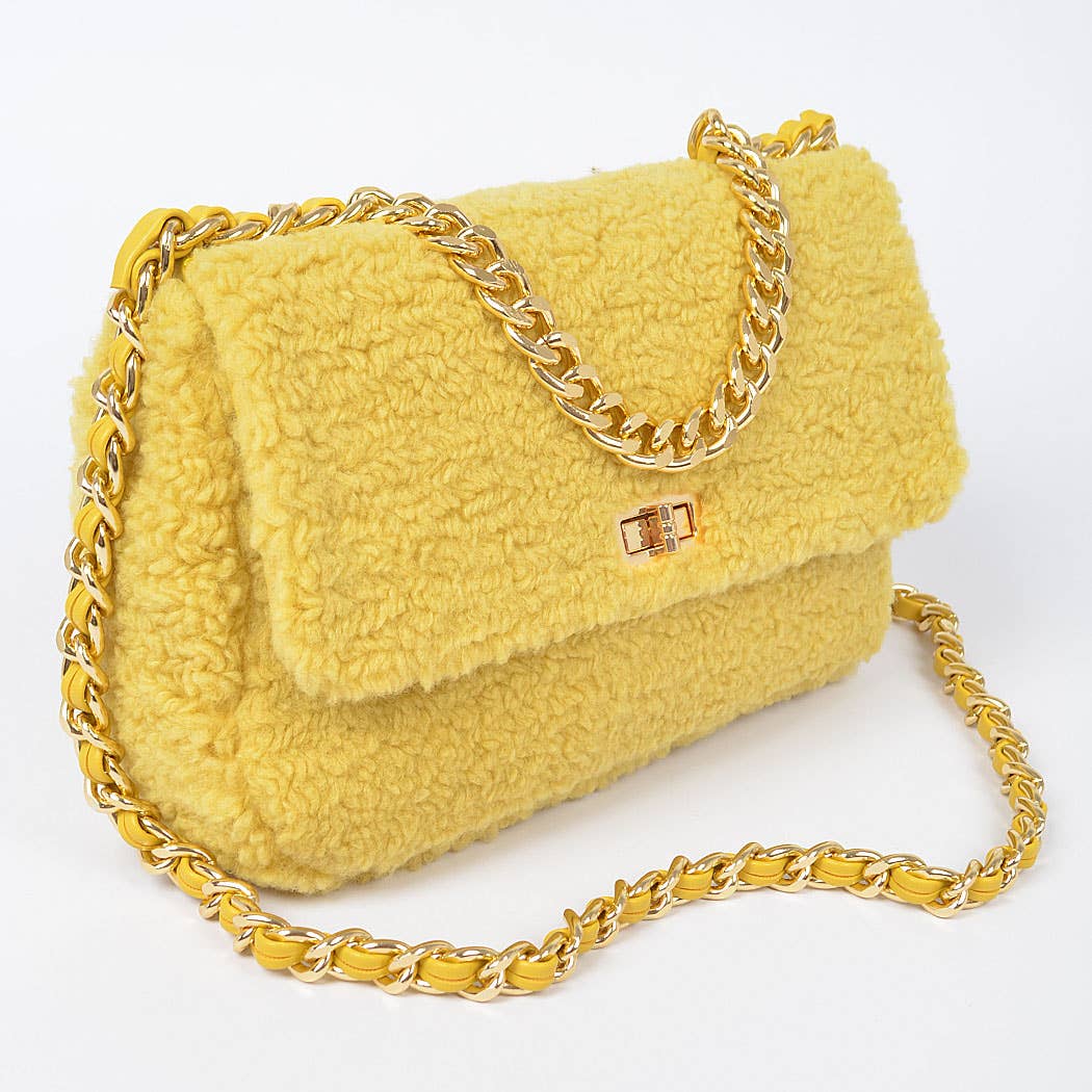 Faux Fur Shoulder Bag
