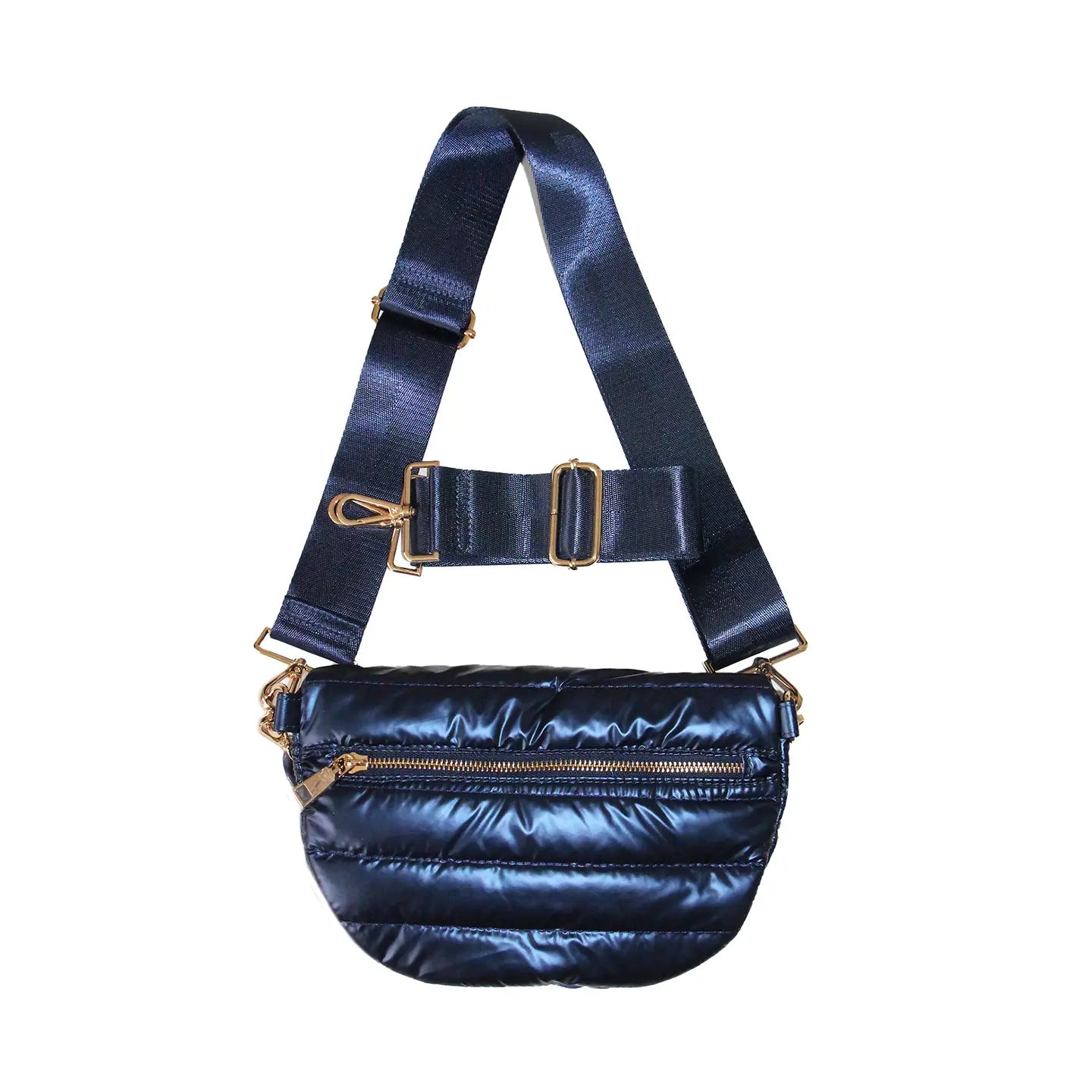 Nina Puffer Crossbody/Belt Bag Sapphire