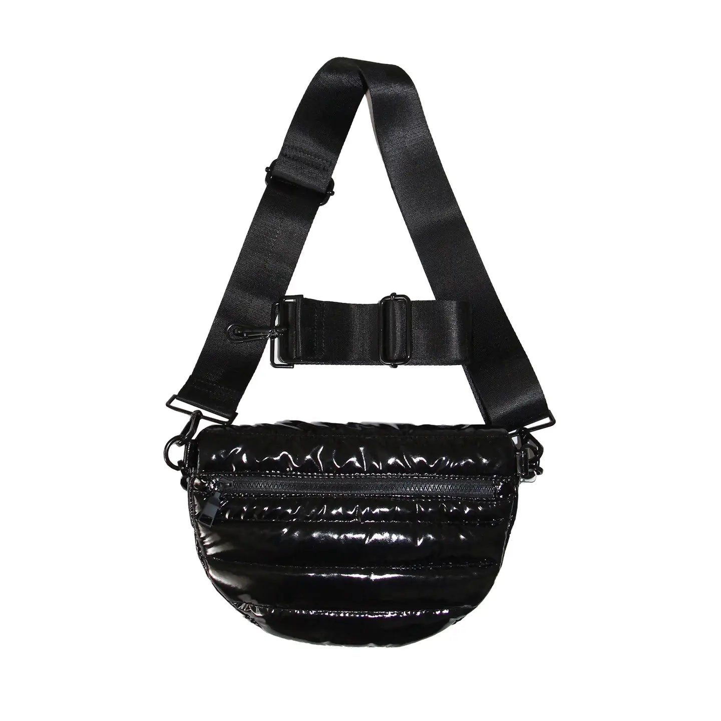 Nina Puffer Crossbody/Belt Bag Black