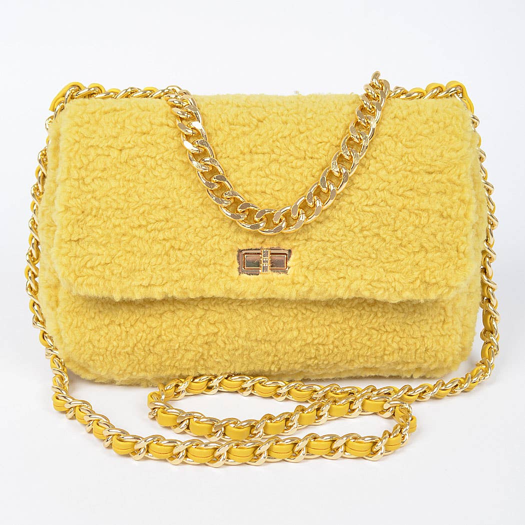 Faux Fur Shoulder Bag