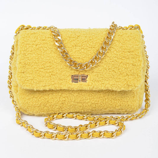 Faux Fur Shoulder Bag