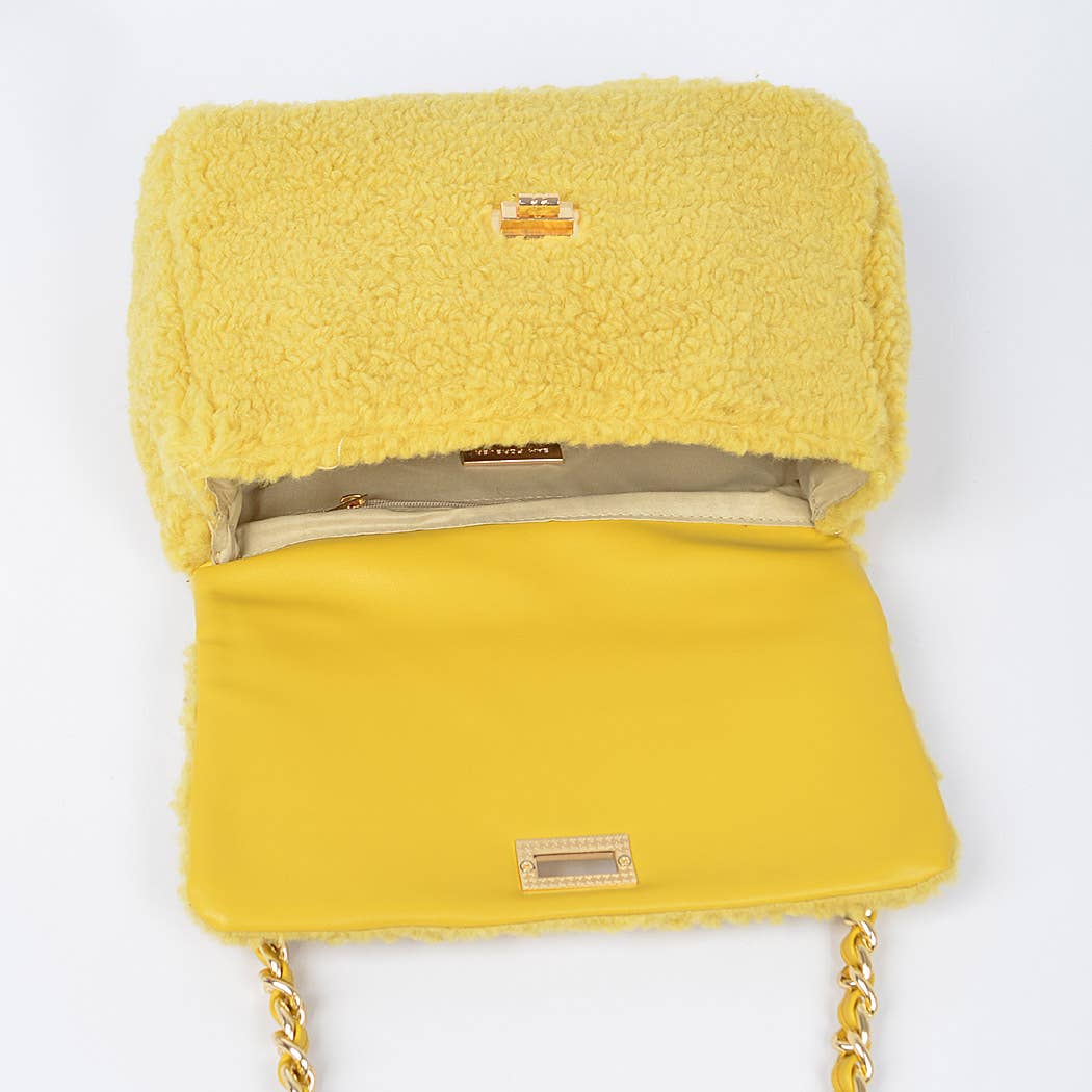 Faux Fur Shoulder Bag