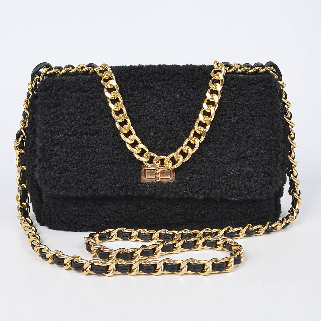 Faux Fur Shoulder Bag