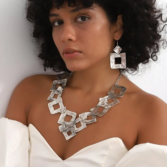 Silver Plated Hand Made Jewelry Set