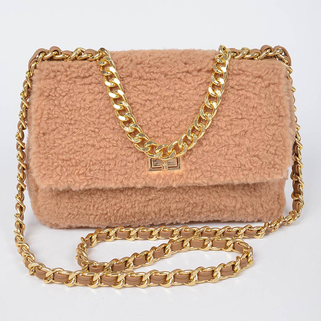 Faux Fur Shoulder Bag