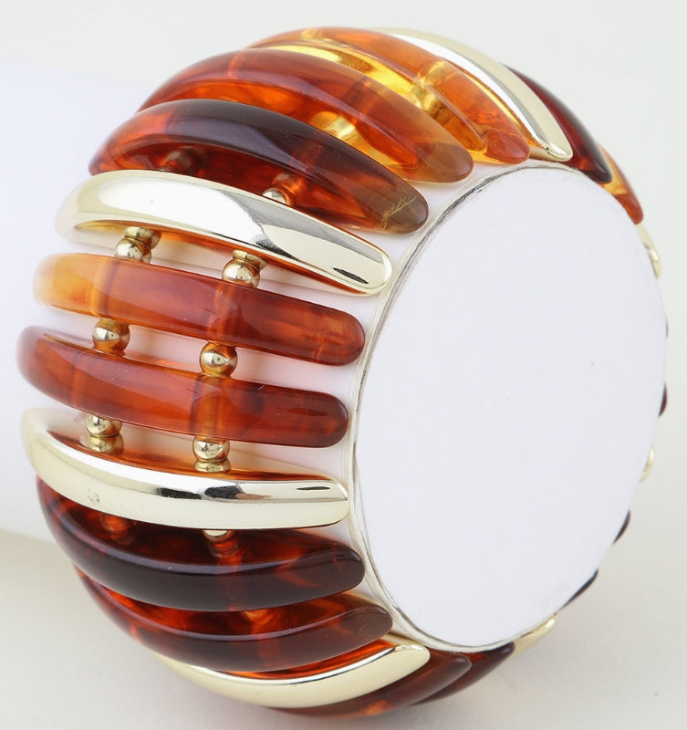 Wide Crystal Cuff Bracelet