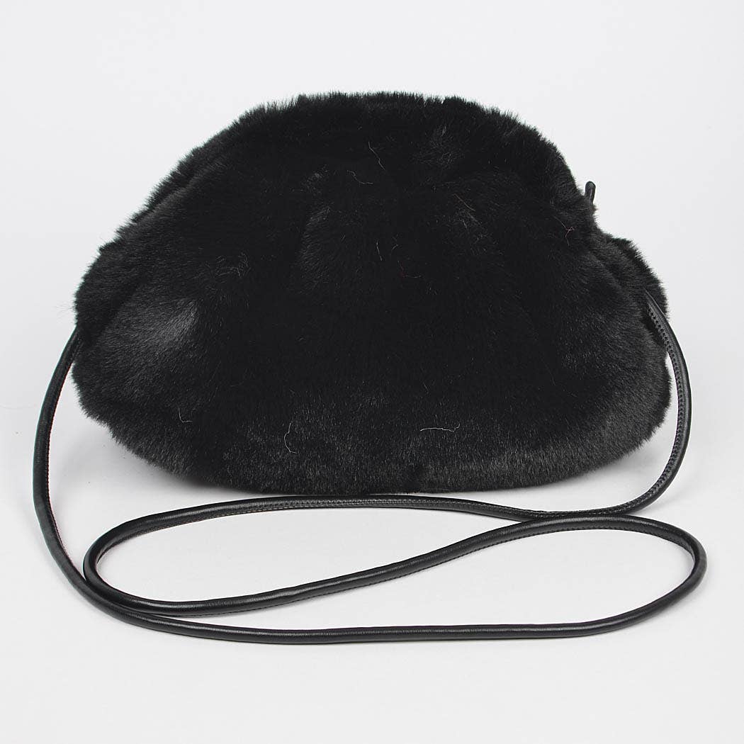Faux Fur Crossbody Bag