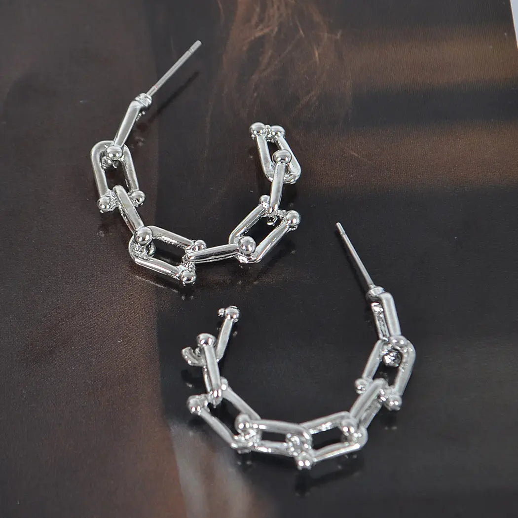 Chain Hoop Earring