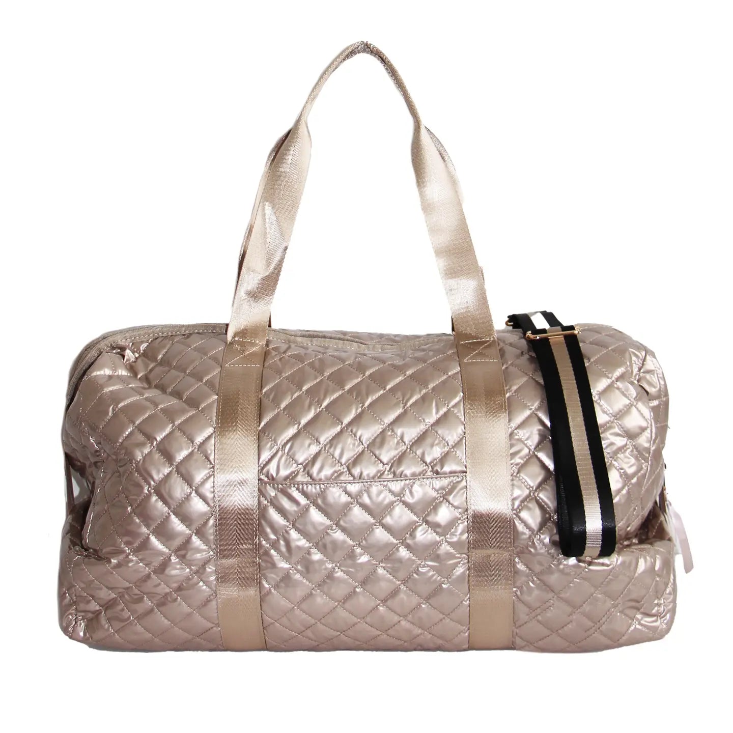 The Debra Diamond Weekender Duffle Bag Champagne