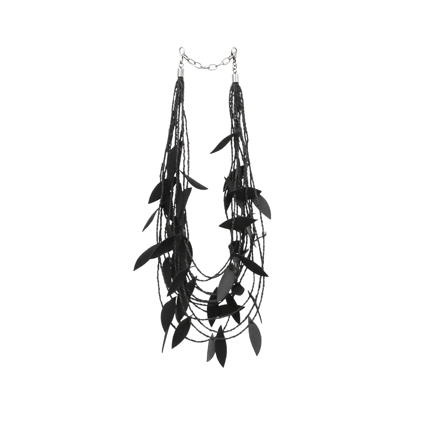 Handmade Special Design Leather Leaf Jewelry Set