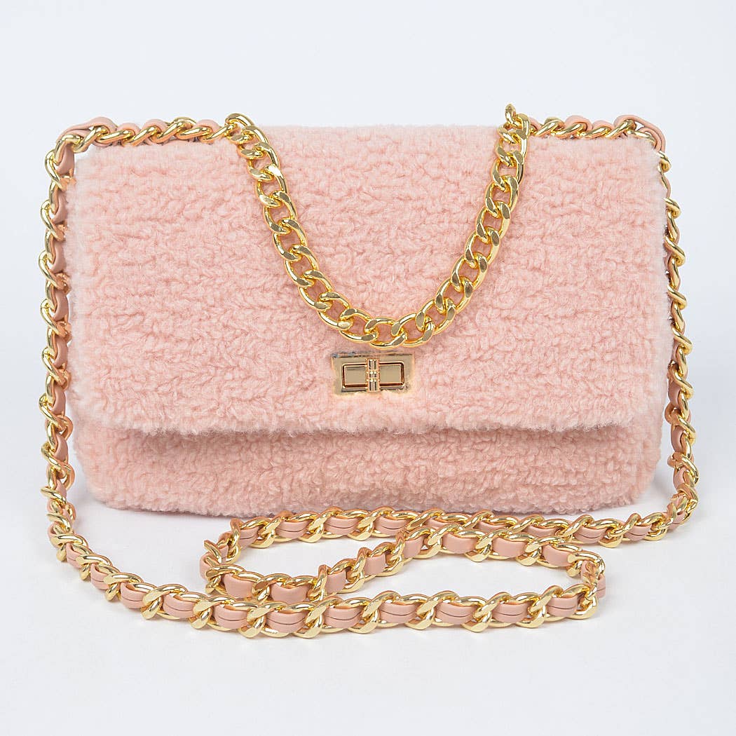 Faux Fur Shoulder Bag