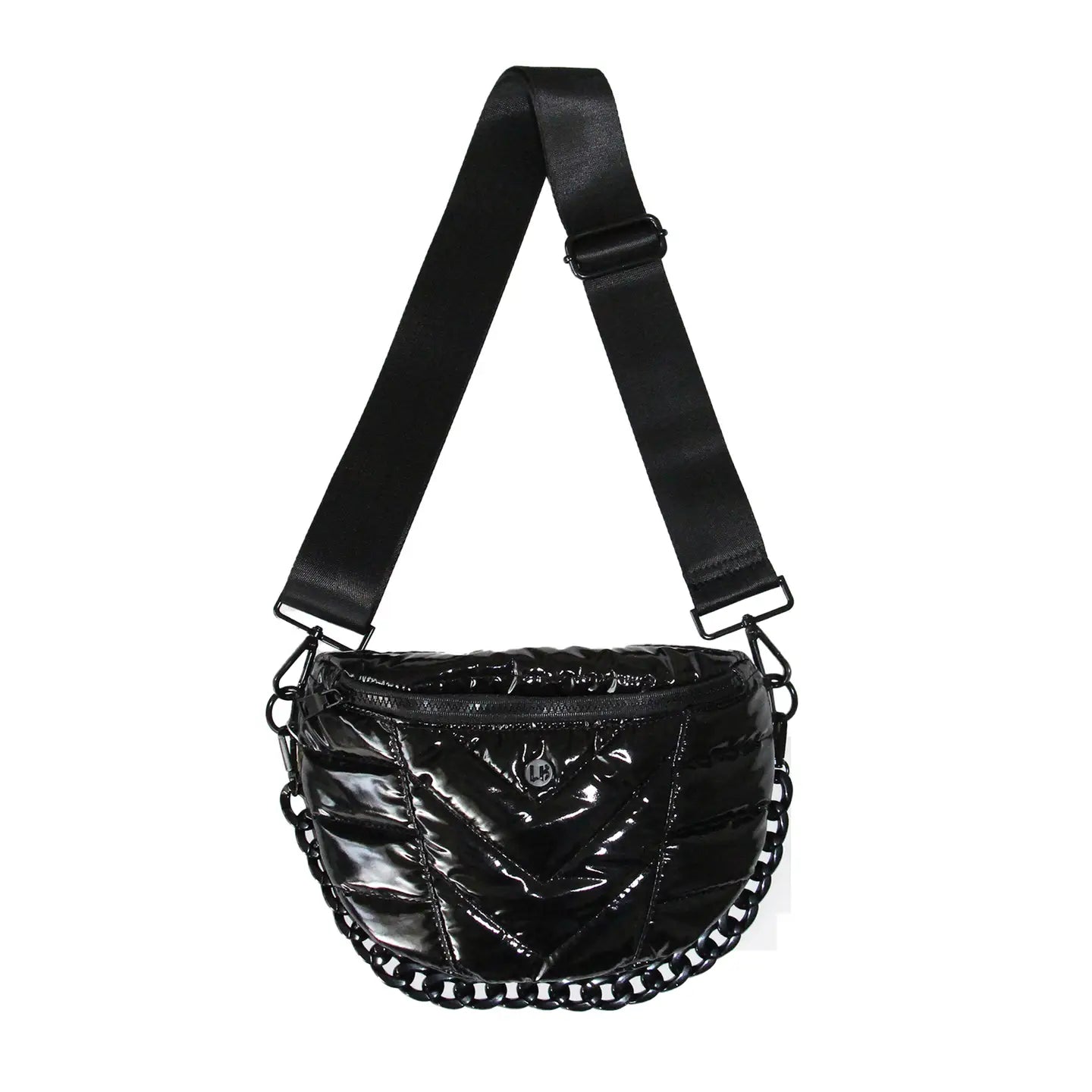 Nina Puffer Crossbody/Belt Bag Black